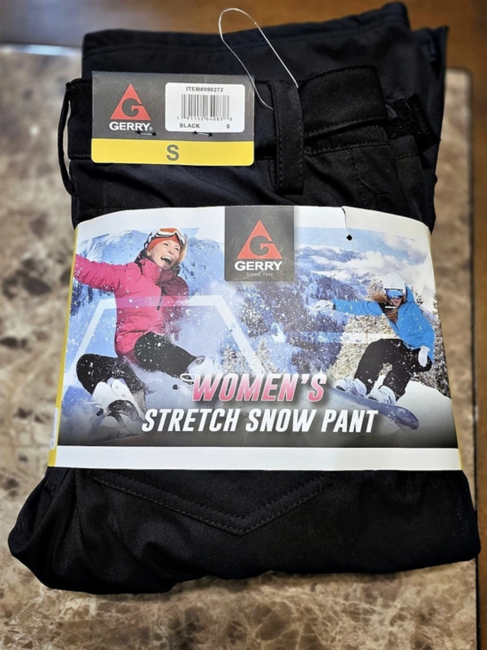 GERRY Women' Small Stretch Snow Pant Black Small